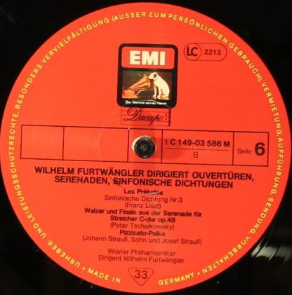 His Master's Voice 1C 149- 03584 - Ouverturen Serenaden Sinfonis - Image 7