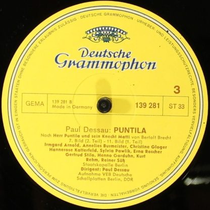 Deutsche Grammophon 139 280~81 SLPM - Puntila - Image 6