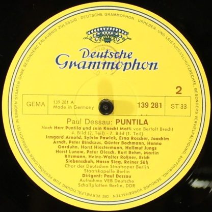 Deutsche Grammophon 139 280~81 SLPM - Puntila - Image 5