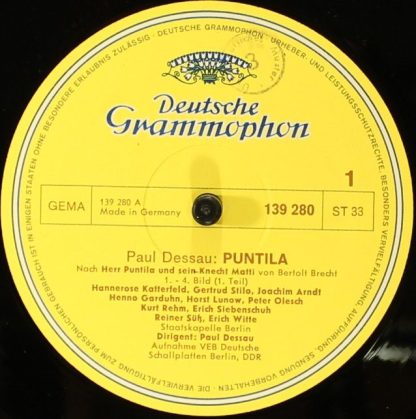 Deutsche Grammophon 139 280~81 SLPM - Puntila - Image 4
