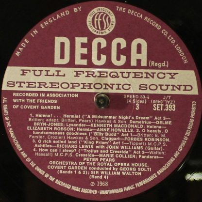 DECCA SET 392-3 - Covent Garden Opera, Anniversary Album - Image 7