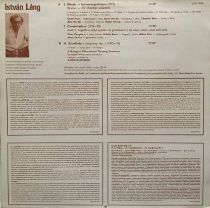 Hungaroton SLPX 11900 - Rhymes / Constellations / Symphony No. 2 - Image 4