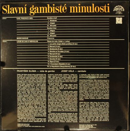 Supraphon 1111 2975 - Slavní Gambisté Minulosti - Image 2