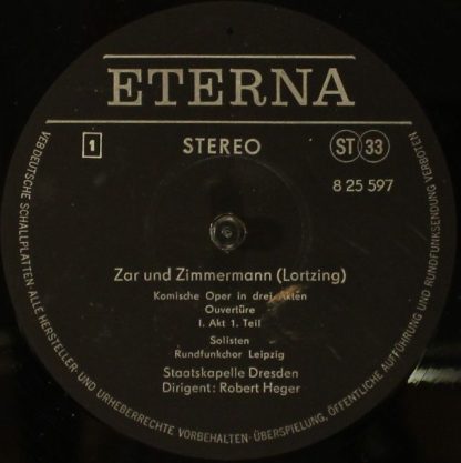 Eterna 8 25 597 - 599 - Zar Und Zimmermann - Image 8