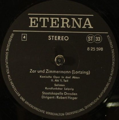 Eterna 8 25 597 - 599 - Zar Und Zimmermann - Image 5