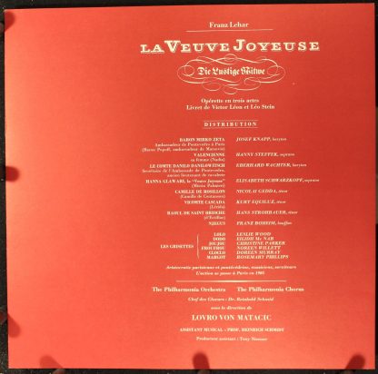 La Voix De Son Maître SAN 101 ET 102 F - La Veuve Joyeuse - Image 3