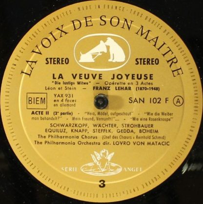 La Voix De Son Maître SAN 101 ET 102 F - La Veuve Joyeuse - Image 6