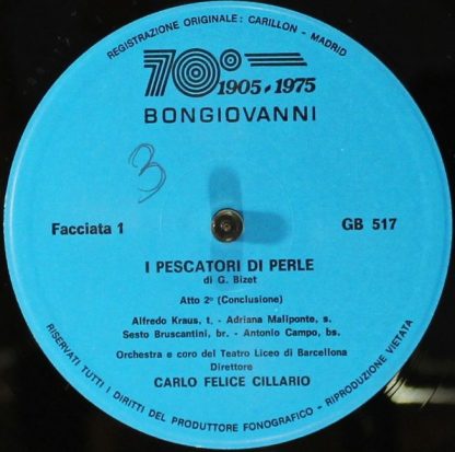 Bongiovanni GB 516/7 - I Pescatori Di Perle - Image 7