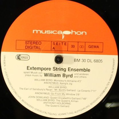 Musicaphon BM 30 DL 6805 - The Extempore String Ensemble Spielt - Image 3