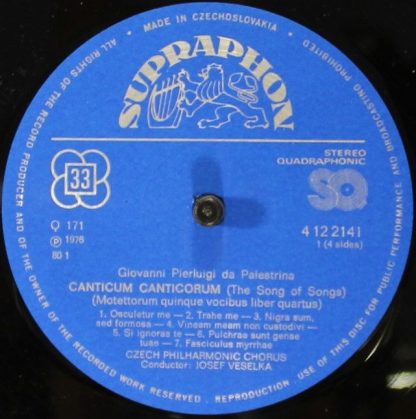 Supraphon 1412 2141-2 - The Song Of Songs - Image 5