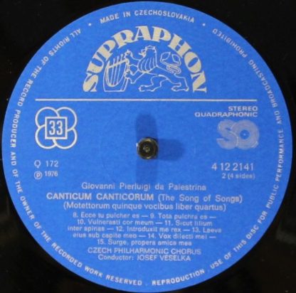Supraphon 1412 2141-2 - The Song Of Songs - Image 6