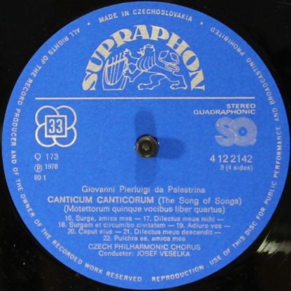 Supraphon 1412 2141-2 - The Song Of Songs - Image 7