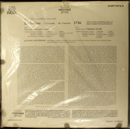 Das Alte Werk SAWT 9475-A Ex - Les Nations: I. La Francaise - II - Image 2