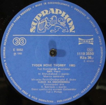 Supraphon 1119 3550 G - Týden Nové Tvorby 1983 - Image 4