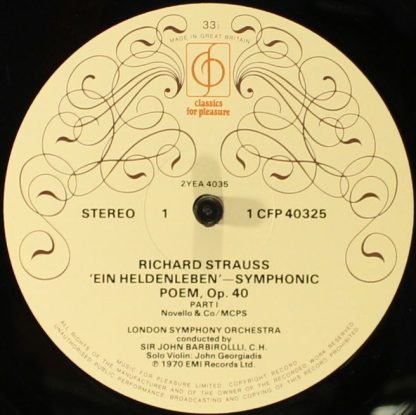 Classics For Pleasure CFP 40325 - Ein Heldenleben - Image 3