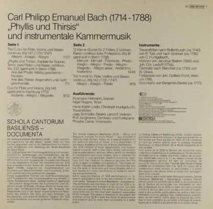 Deutsche Harmonia Mundi 1C 069-99 949 T B - Phyllis und Thirsis, - Image 3