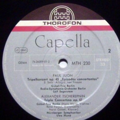 Thorofon Capella MTH 230 - Tripelkonzert Op. 45, Triple Concerti - Image 9