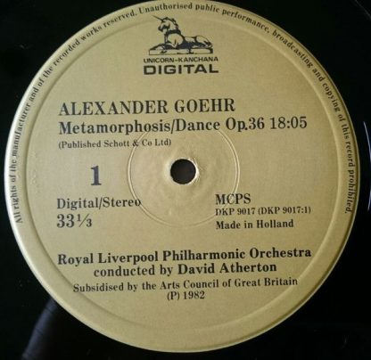Unicorn-Kanchana DKP 9017 - Metamorphosis / Dance. Romanza For C - Image 3