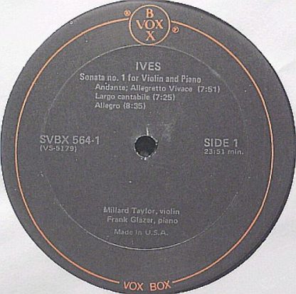 VoxBox SVBX 564 - Complete Chamber Music Vol. I - Image 3