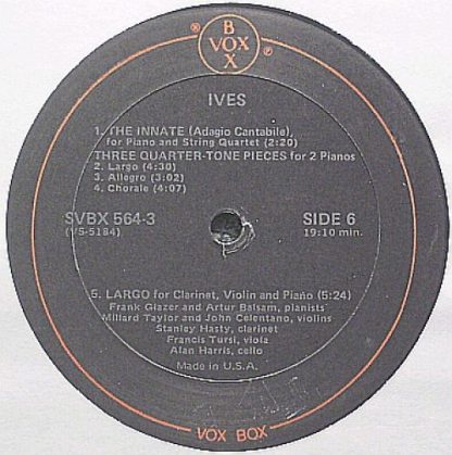 VoxBox SVBX 564 - Complete Chamber Music Vol. I - Image 8