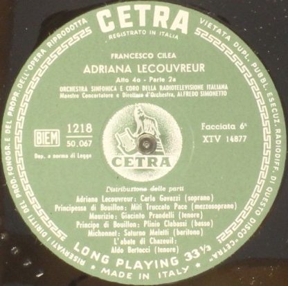 Cetra 1218 - Adriana Lecouvreur - Image 8