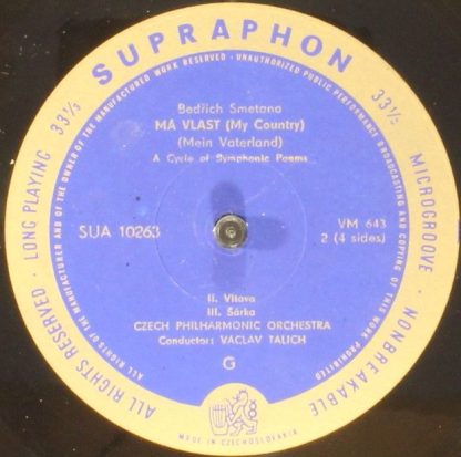 Supraphon SUA 10262/263 - Má Vlast - My Country - Image 3