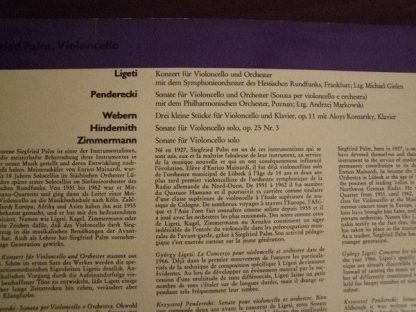 WERGO WER 60036 - Ligeti: Konzert Für Violoncello Und Orchester - Image 5
