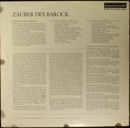 Deutsche Harmonia Mundi HMS 9001 - Zauber Des Barock - Image 2