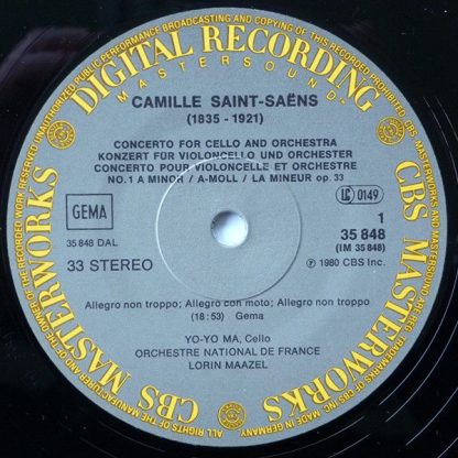 CBS Masterworks 35848 - Cello Concertos - Image 4