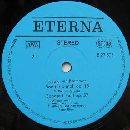 Eterna 8 27 805 - Mondscheinsonate - Pathétique - Appassionata - Image 4