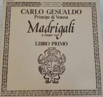 Ars Nova VST 6195 - Madrigali a cinque voci LIBRO PRIMO