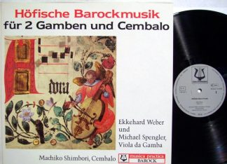 Christophorus SCGLX 73 943 - Höfische Barockmusik Für 2 Gamben u