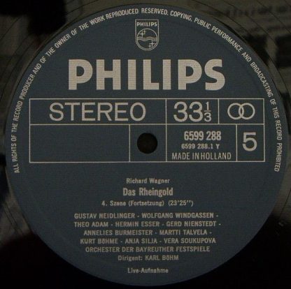 Philips 6747 046 - Das Rheingold   (Bayreuther Festspiele) - Image 11
