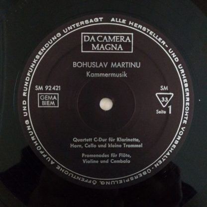 Da Camera Magna SM 92421 - Bohuslav Martinu Kammermusik Teil III - Image 3