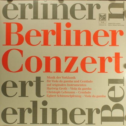 FSM 68 713 - Musik Der Vorklassik Für Viola Da Gamba Und Cembalo