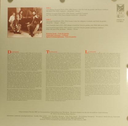 FSM 68 713 - Musik Der Vorklassik Für Viola Da Gamba Und Cembalo - Image 2