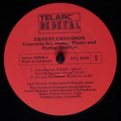 Telarc DG-10046 - Concerto, Op. 21 (For Piano, Violin, And Strin - Image 5