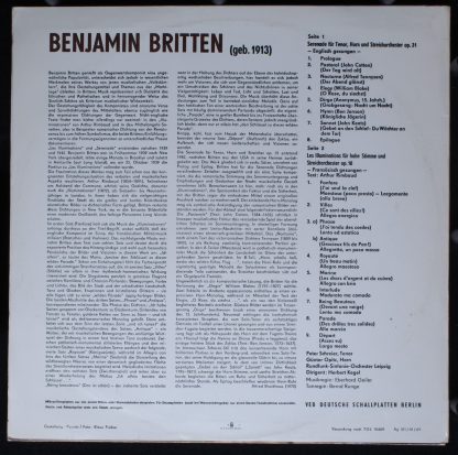 Eterna 8 26 007 - Serenade Für Tenorsolo, Horn Und Streichorches - Image 2