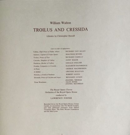 EMI SLS 997 - Troilus & Cressida - Image 6