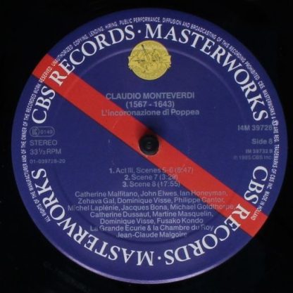 CBS Masterworks M3K 39728 - L'Incoronazione Di Poppea - Image 10