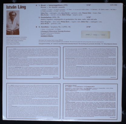 Hungaroton SLPX 11900 - Rhymes / Constellations / Symphony No. 2 - Image 2