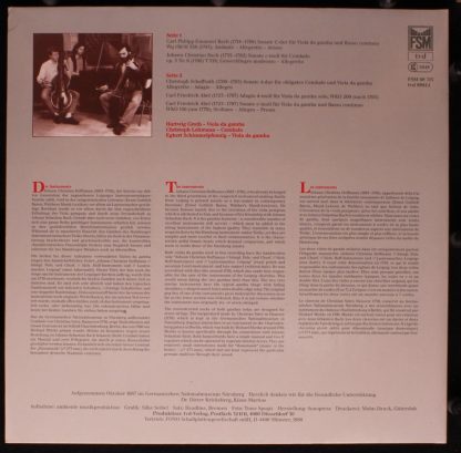 FSM 68 713 - Musik Der Vorklassik Für Viola Da Gamba Und Cembalo - Image 4