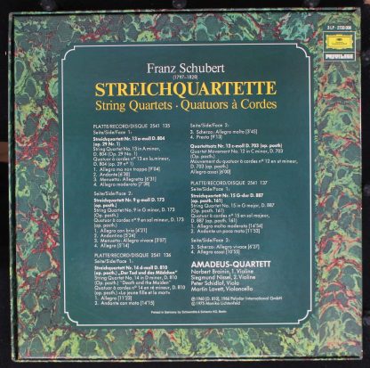 Deutsche Grammophon 2733 008 - Streichquartette - Image 2