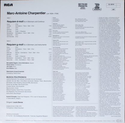 Erato ZL 30741 - Zwei Requiems - Image 2