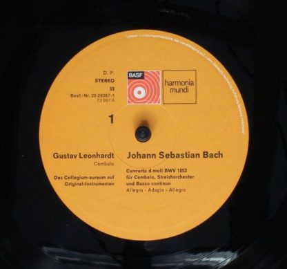 Harmonia Mundi 30 509 K - Cembalokonzerte Von J. S. Bach Und C. - Image 3