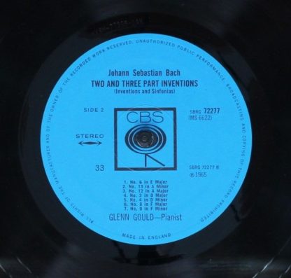 Columbia Masterworks MS 6622 - The Two And Three Part Inventions - Image 4