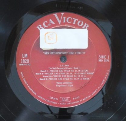 RCA Victor Red Seal LM-1820-C - Das Wohltemperierte Klavier Teil - Image 3