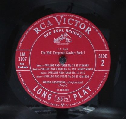 RCA Victor Red Seal LM-1107 - Das Wohltemperierte Klavier Teil 1 - Image 4