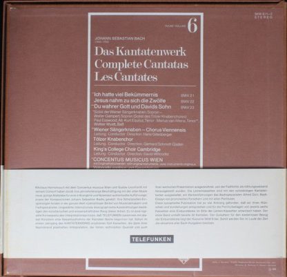 Telefunken SKW 6/1-2 - Das Kantatenwerk (Complete Cantatas) | BW - Image 2