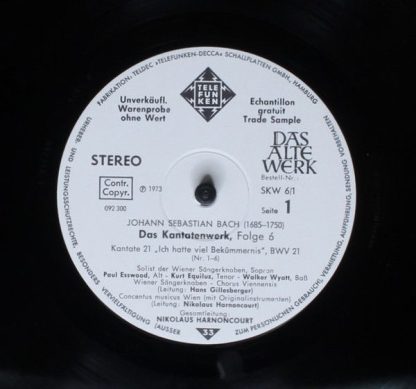Telefunken SKW 6/1-2 - Das Kantatenwerk (Complete Cantatas) | BW - Image 5